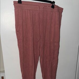 Pink fleece pj pants